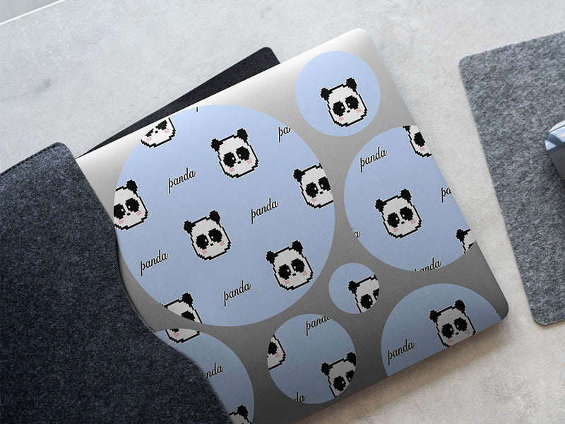 fuzzy pixels animal DIY Laptop Stickers