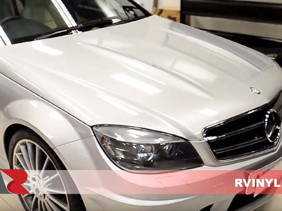 3M 1080 Series Gloss White Aluminum Hood Wrap