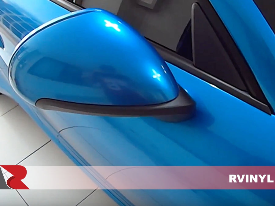 3M 2080 Series Gloss Blue Metallic Wing Mirror Wrap
