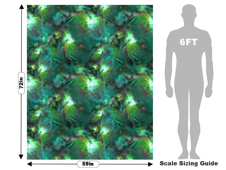 Galactic Green Science Fiction Vehicle Wrap Scale~Rwraps Series 914 Galactic Green Science Fiction Measurements~1