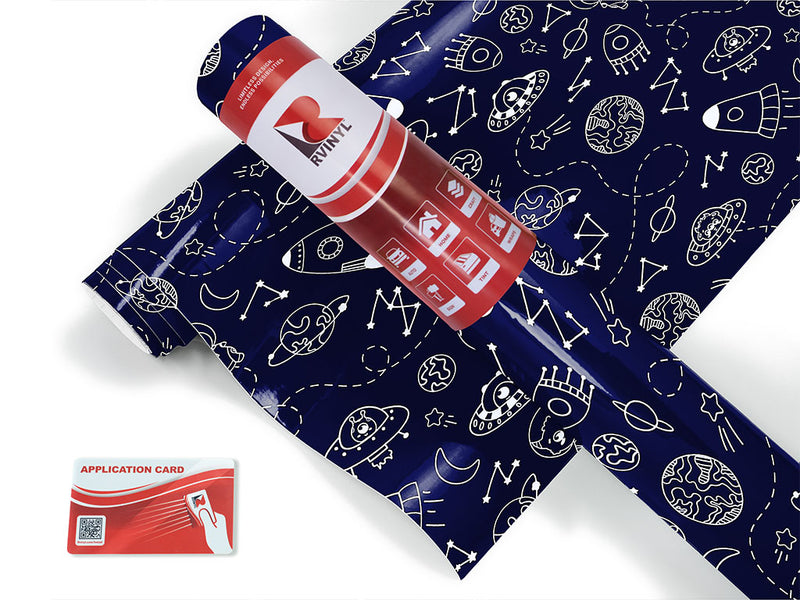 galactic quest science fiction Craft Vinyl Roll