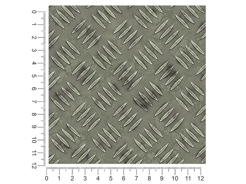 galvanized green diamond plate 1ft x 1ft Craft Sheets