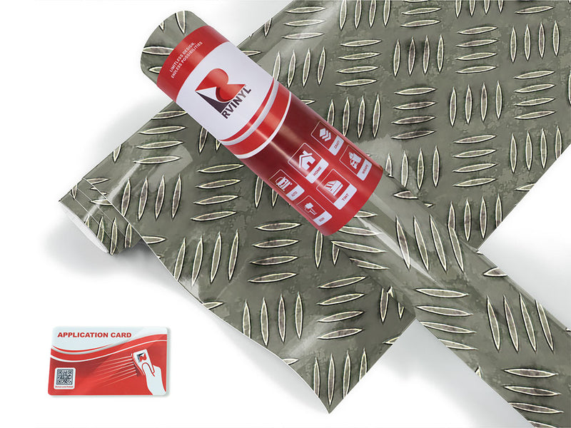 galvanized green diamond plate Craft Vinyl Roll