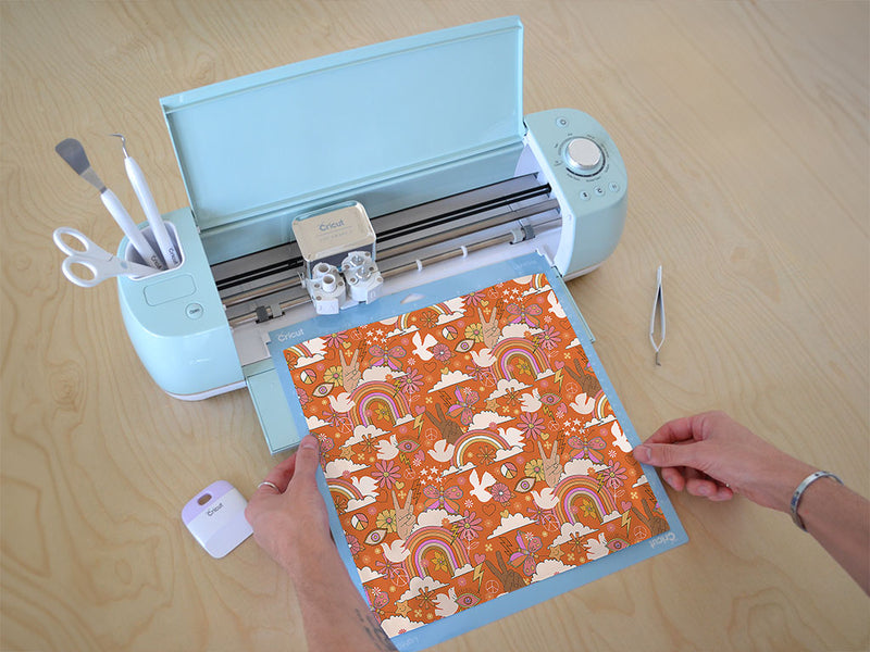 garden birds retro Cricut Compatible Vinyl