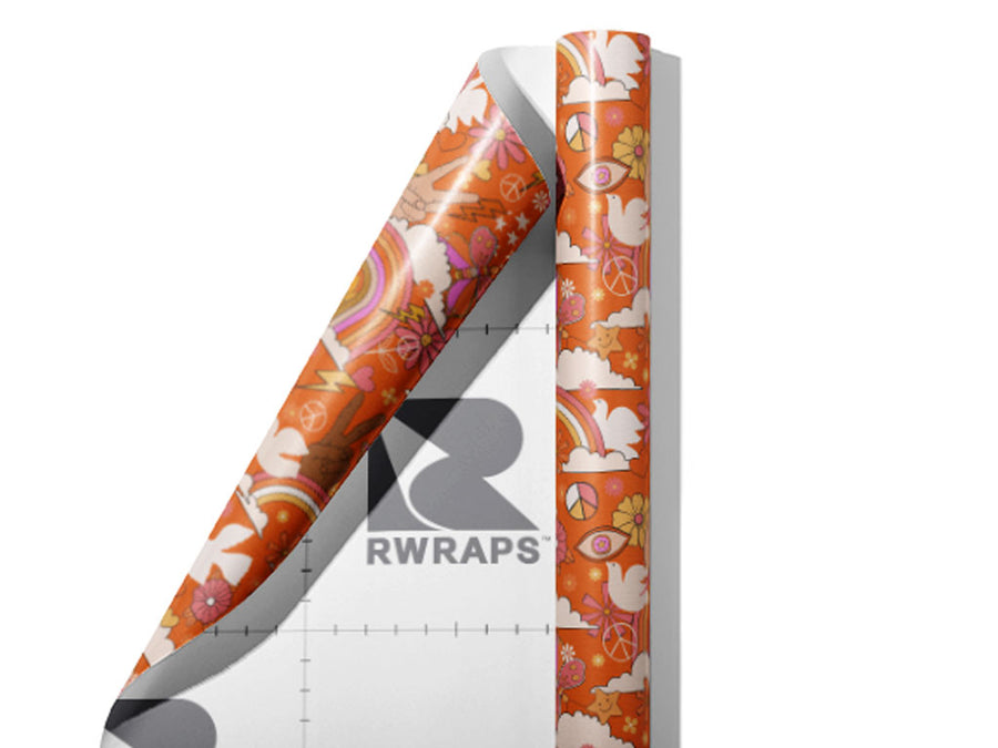 Garden Birds Retro Wrap Film Sheets~Rwraps Series 914 Garden Birds Retro Scrolled Sheet~3