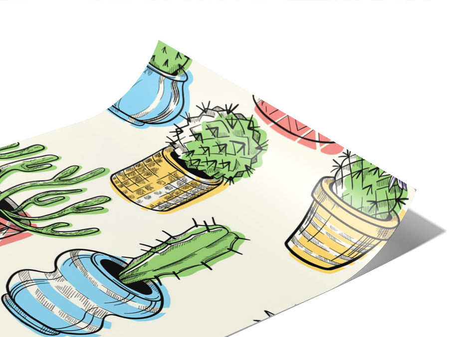 Garden Supply Cacti Vinyl Wraps~Rwraps Series 914 Digitally Printed Vinyl Wrap~0