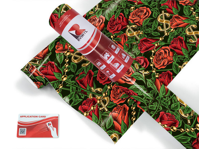 garden treasure floral Craft Vinyl Roll
