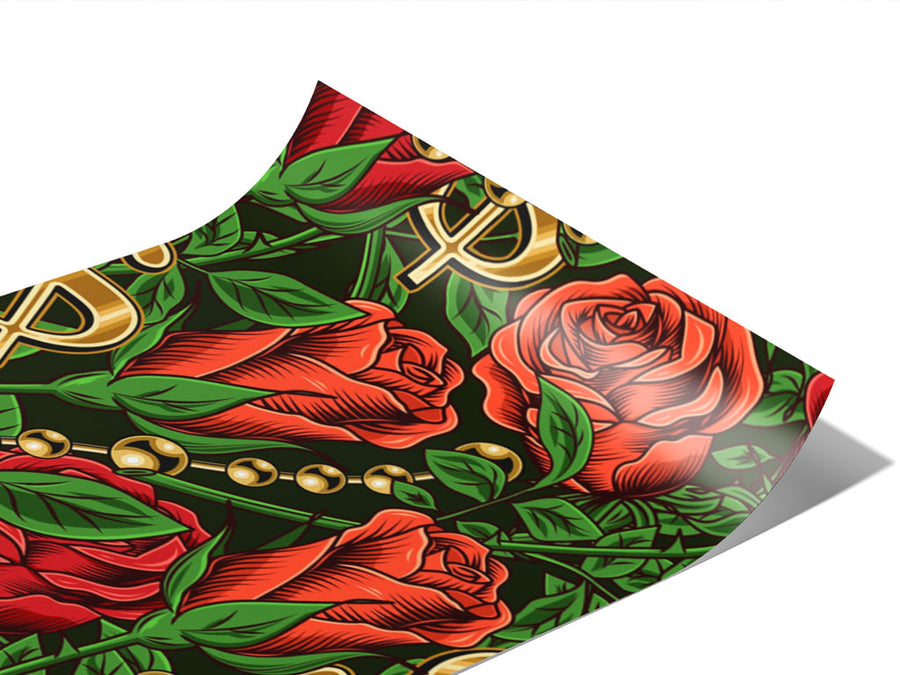 Garden Treasure Floral Vinyl Wraps~Rwraps Series 914 Digitally Printed Vinyl Wrap~0
