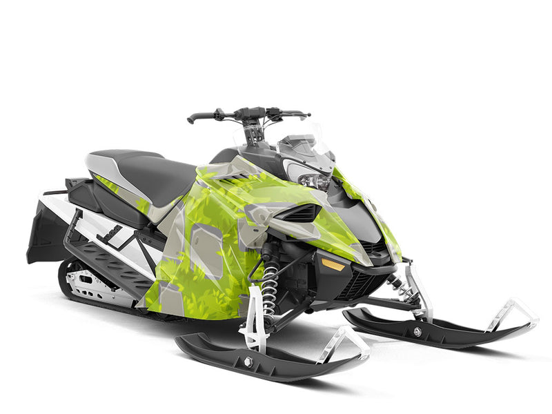 Garden Walk Cobblestone Custom Wrapped Snowmobile