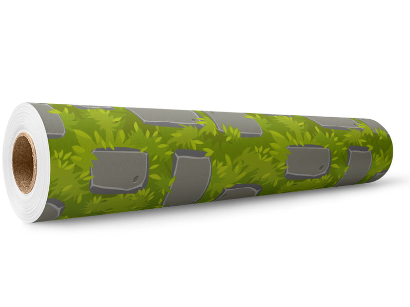 Garden Walk Cobblestone Wrap Film Wholesale Roll~Rwraps Series 914 Digitally Printed Vinyl Roll~5