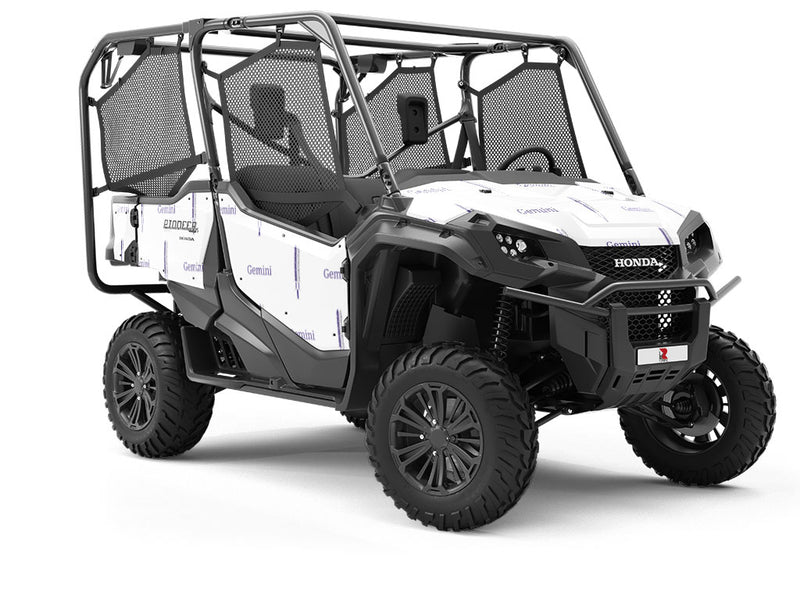 Gemini Swords Astrology Utility Vehicle Vinyl Wrap