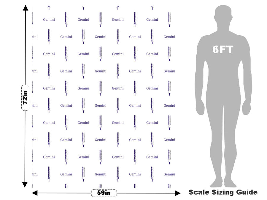 Gemini Swords Astrology Vehicle Wrap Scale~Rwraps Series 914 Gemini Swords Astrology Measurements~1