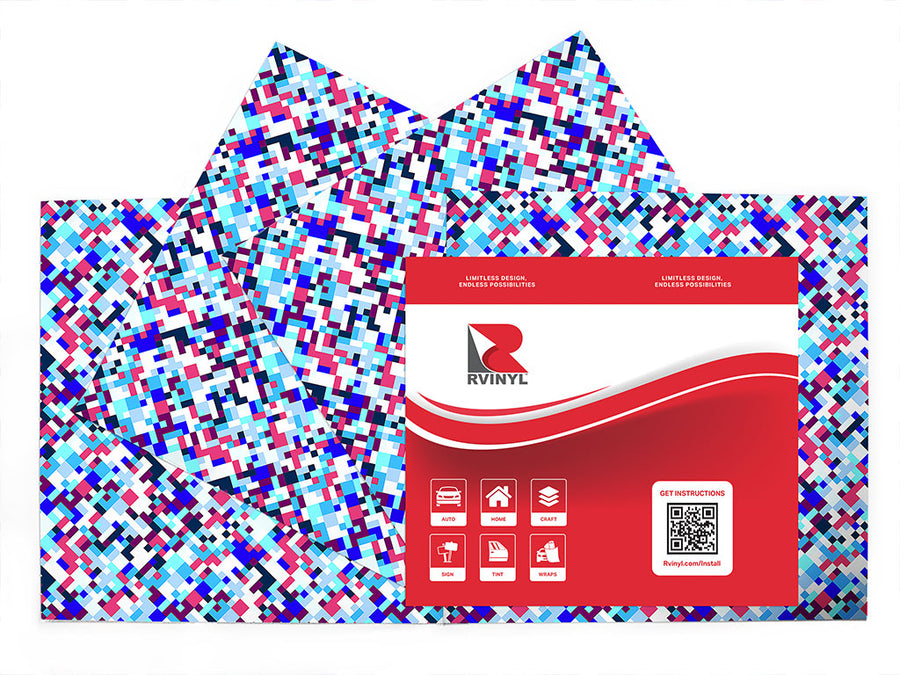 gender reveal pixel Craft Vinyl Sheet Pack