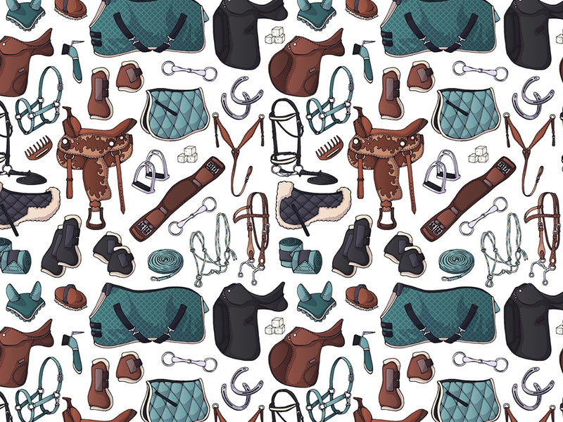 General Saddlery Sport Vinyl Wrap Pattern~Rwraps Series 914 Digitally Printed Vinyl Wrap~0
