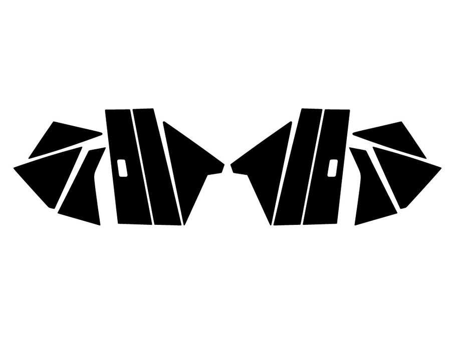 genesis gv60 2023-2024 Gloss Black Pillar Trim
