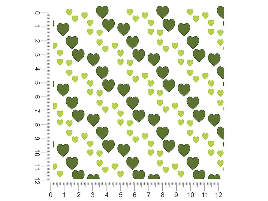 gentle fall heart 1ft x 1ft Craft Sheets