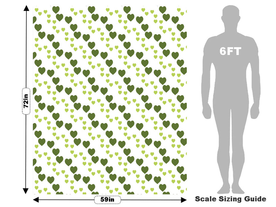 Gentle Fall Heart Vehicle Wrap Scale~Rwraps Series 914 Gentle Fall Heart Measurements~1