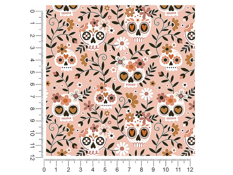 gentle soul skull and bones 1ft x 1ft Craft Sheets