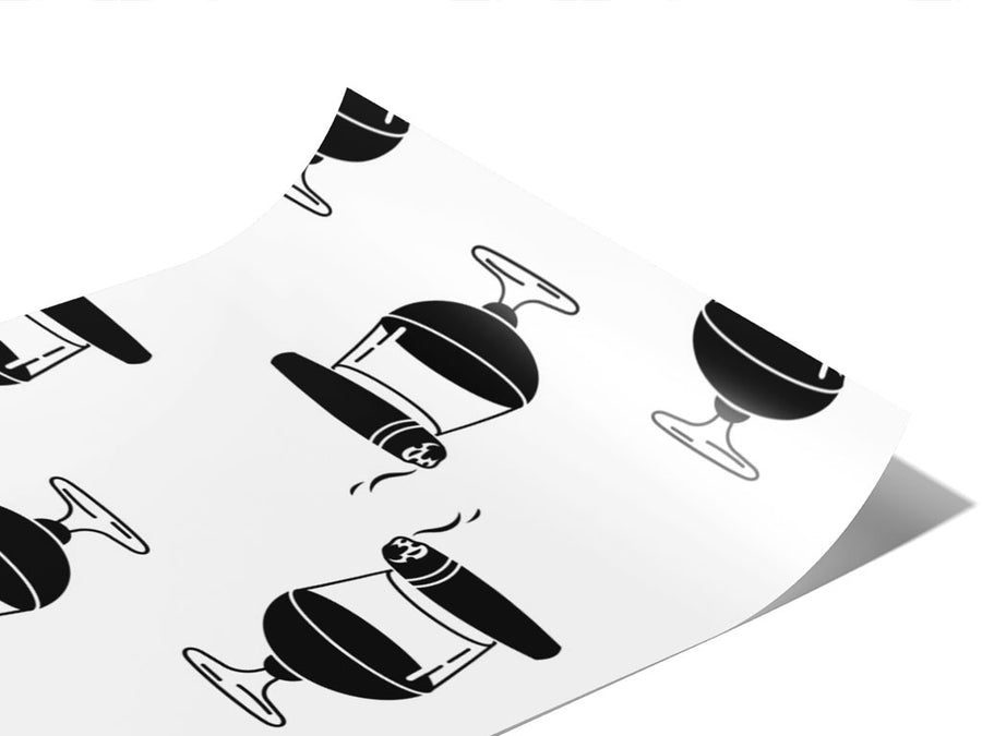 Gentlemen Please Alcohol Vinyl Wraps~Rwraps Series 914 Digitally Printed Vinyl Wrap~0