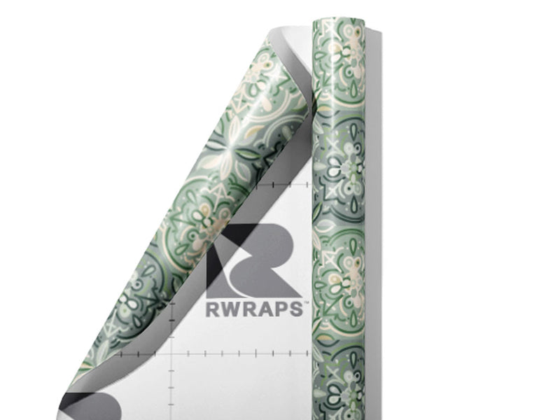 Gerbera Daisy Tile Wrap Film Sheets~Rwraps Series 914 Gerbera Daisy Tile Scrolled Sheet~4