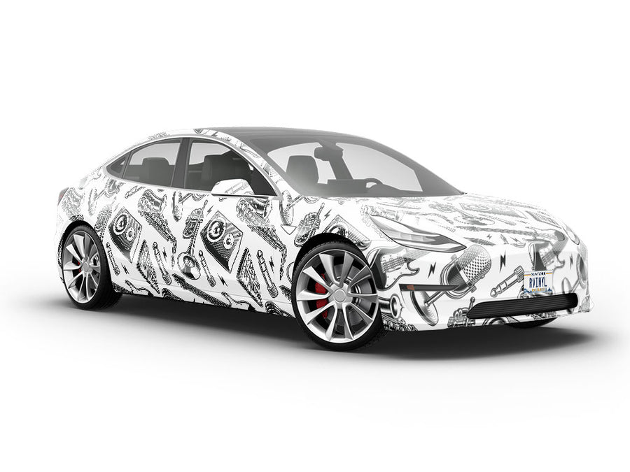 Get Groovy Music Vehicle Vinyl Wrap