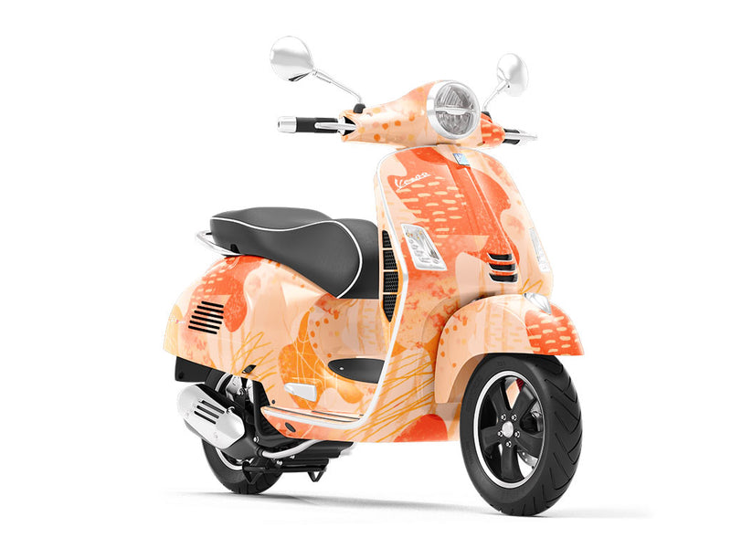 Get Ready Watercolor Vespa Scooter Wrap Film
