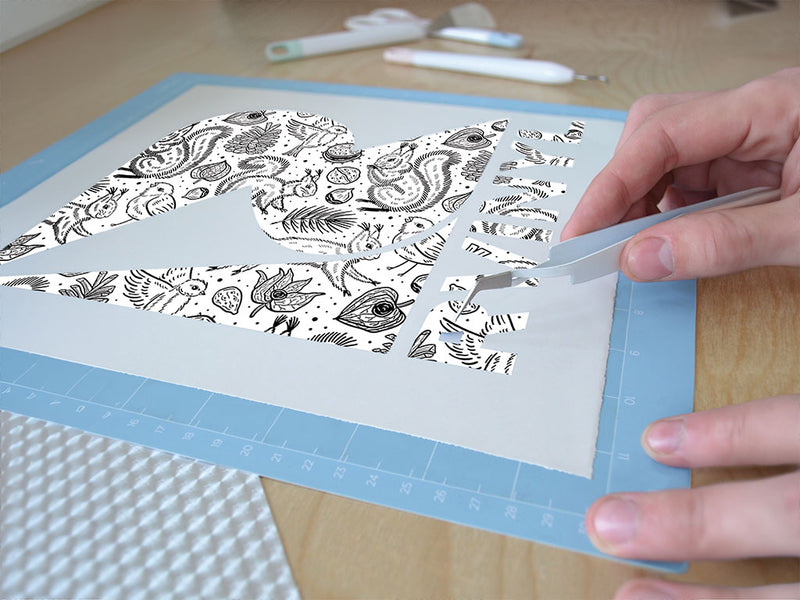 getting ready animal Easy Weed Craft Vinyl
