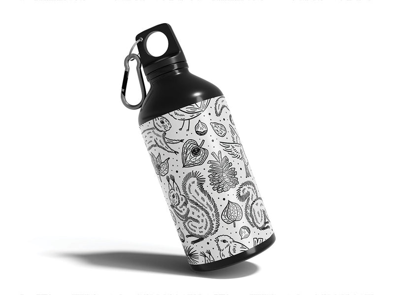 getting ready animal Water Bottle DIY Stickers