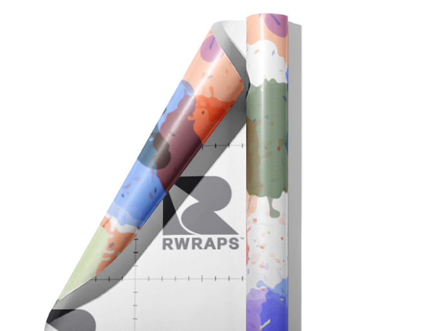 Getting Through It Watercolor Wrap Film Sheets~Rwraps Series 914 Getting Through It Watercolor Scrolled Sheet~3