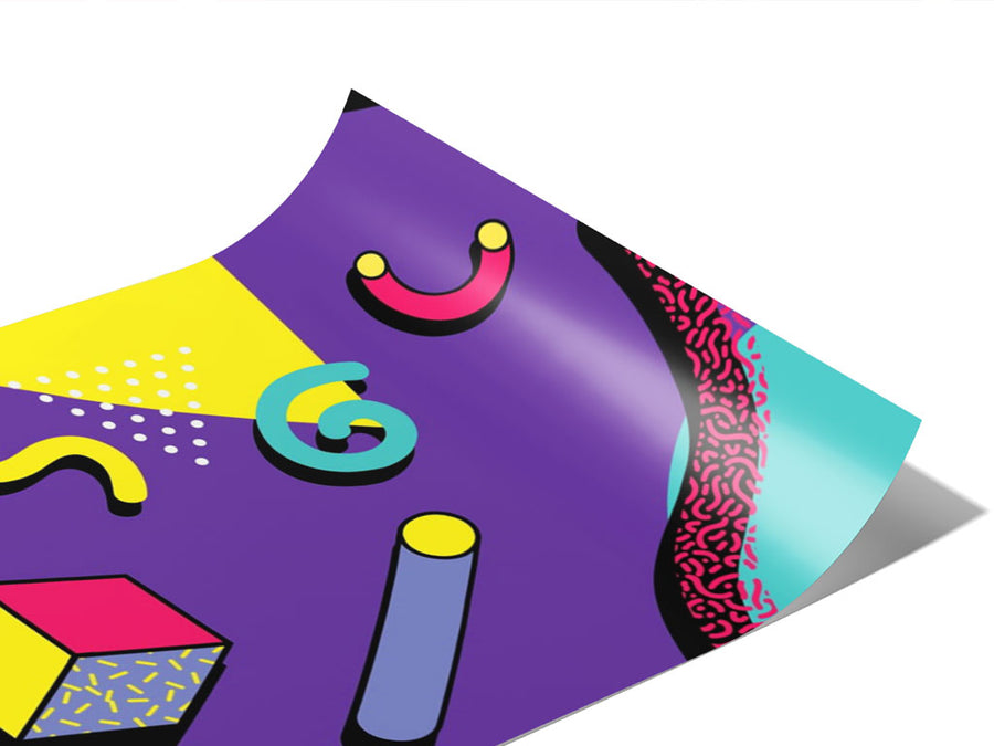 Ghost Town Retro Vinyl Wraps~Rwraps Series 914 Digitally Printed Vinyl Wrap~0