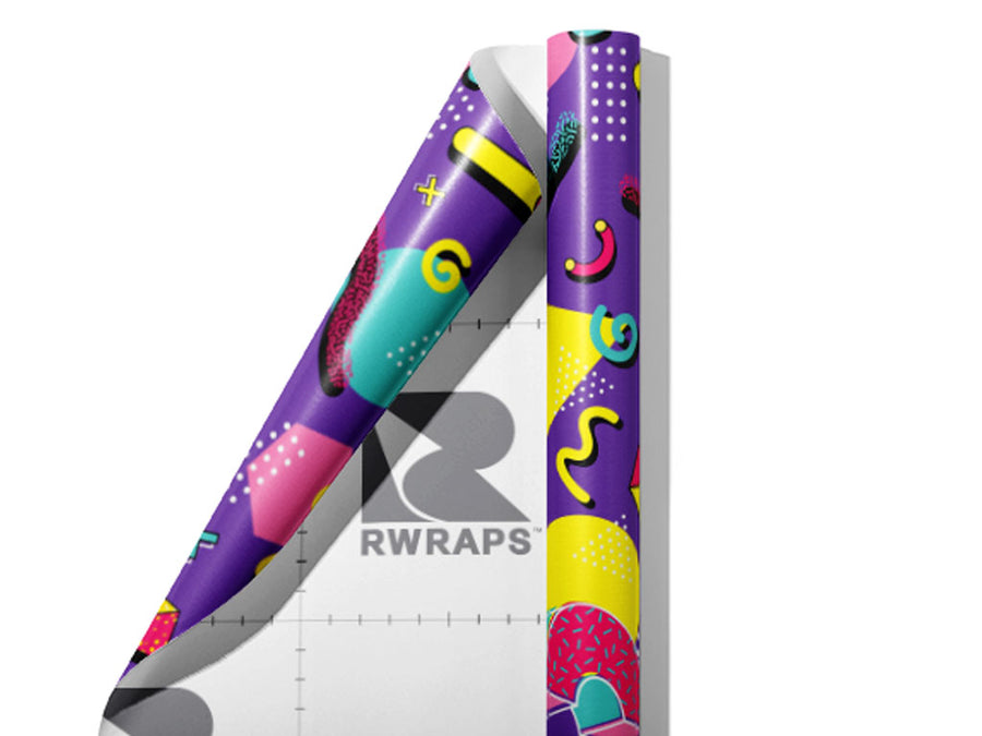 Ghost Town Retro Wrap Film Sheets~Rwraps Series 914 Ghost Town Retro Scrolled Sheet~3