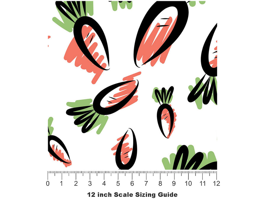 Giants of Colmar Vegetable Vinyl Film Pattern Size 12 inch Scale~Rwraps Giants of Colmar Vegetable Sizing Chart~2