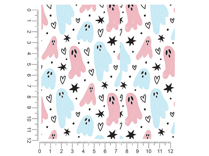 girly ghosties halloween 1ft x 1ft Craft Sheets