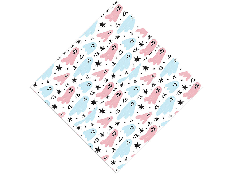 Girly Ghosties Halloween Vinyl Wrap Pattern