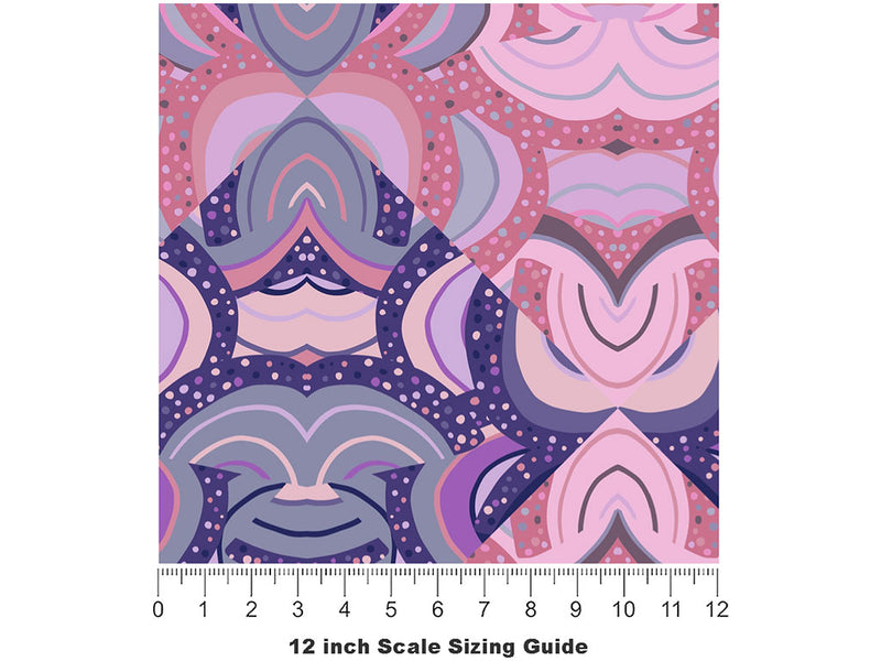 Giving Mother Art Deco Vinyl Film Pattern Size 12 inch Scale~Rwraps Giving Mother Art Deco Sizing Chart~2