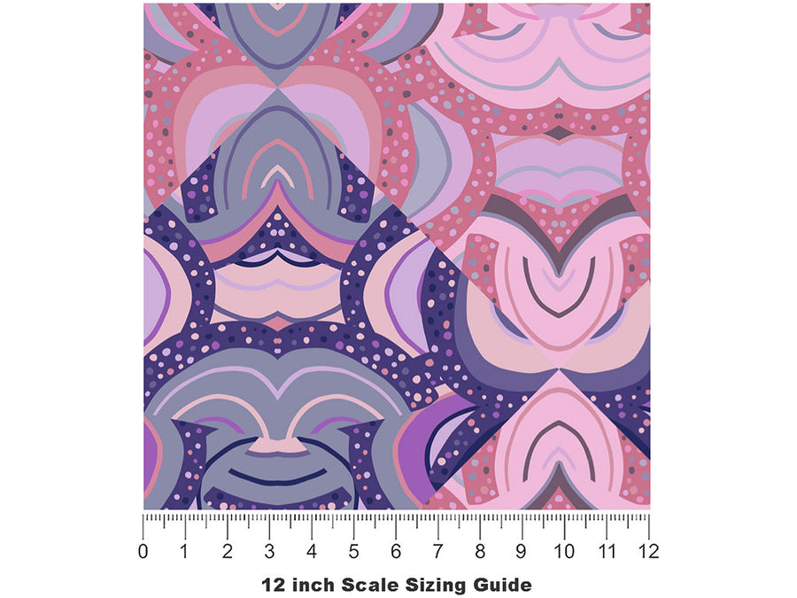 Giving Mother Art Deco Vinyl Film Pattern Size 12 inch Scale~Rwraps Giving Mother Art Deco Sizing Chart~2