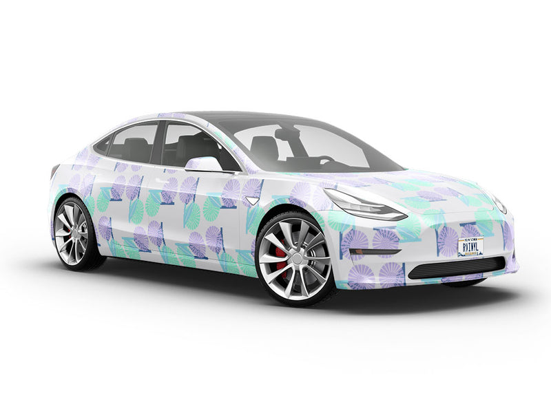 Glamorous Passing Abstract Vehicle Vinyl Wrap