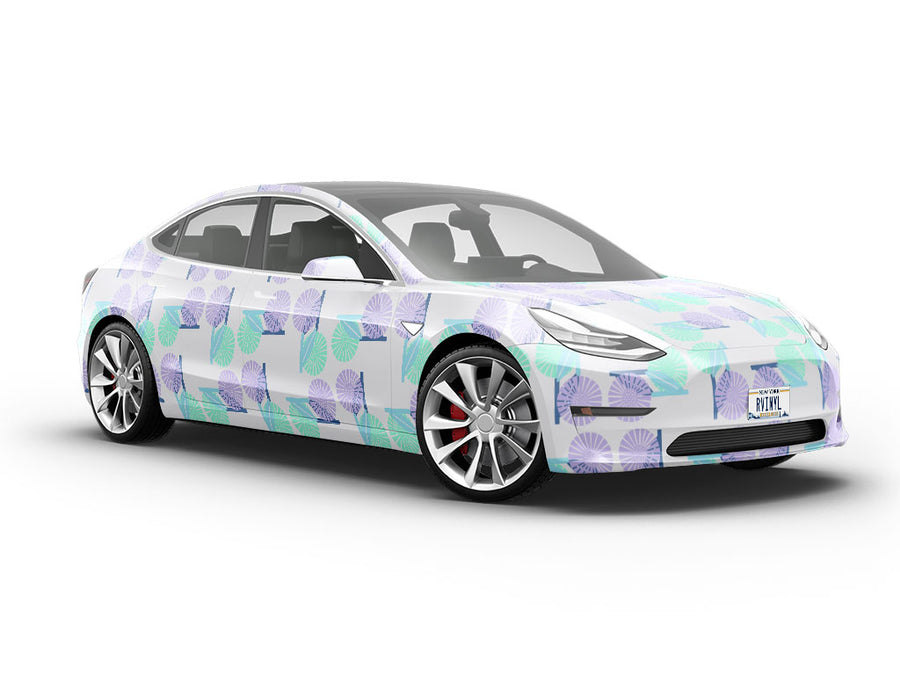 Glamorous Passing Abstract Vehicle Vinyl Wrap