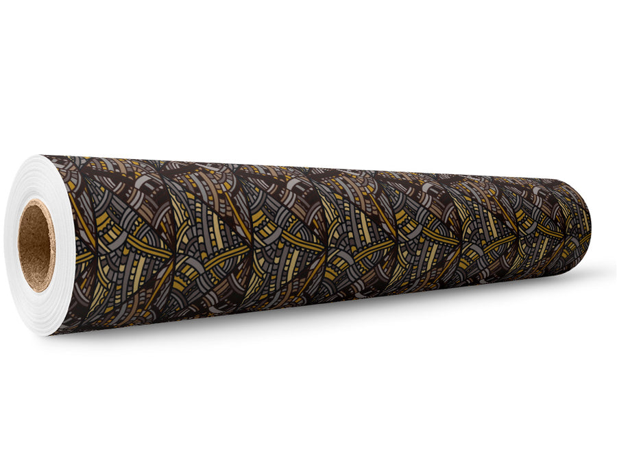 Glass Pomp Art Deco Wrap Film Wholesale Roll~Rwraps Series 914 Digitally Printed Vinyl Roll~5