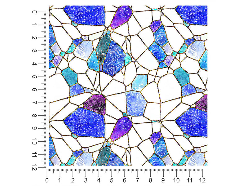 glass refractions mosaic 1ft x 1ft Craft Sheets