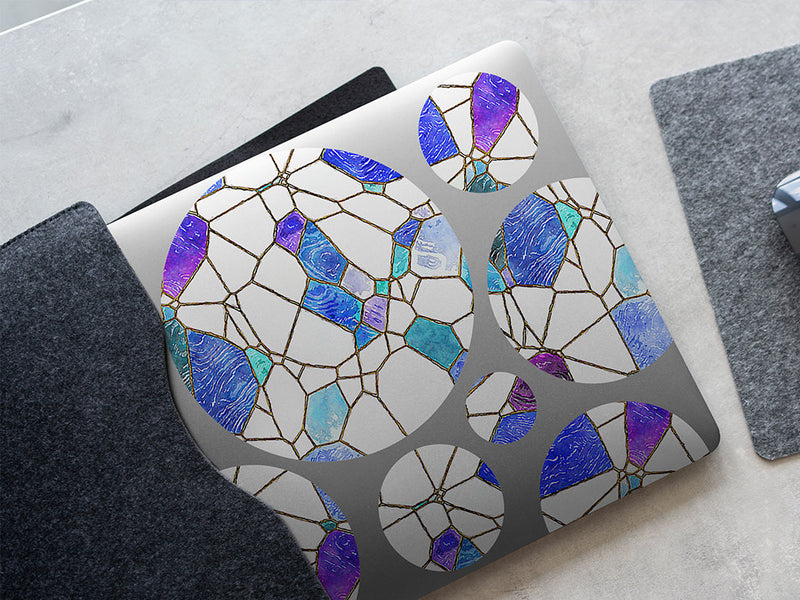 glass refractions mosaic DIY Laptop Stickers