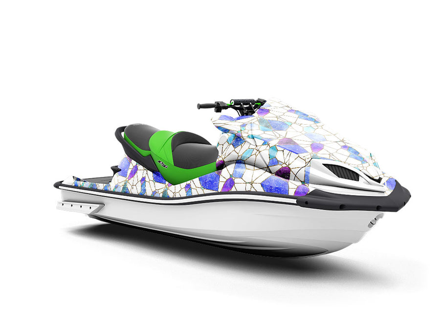 Glass Refractions Mosaic Jet Ski Vinyl Customized Wrap