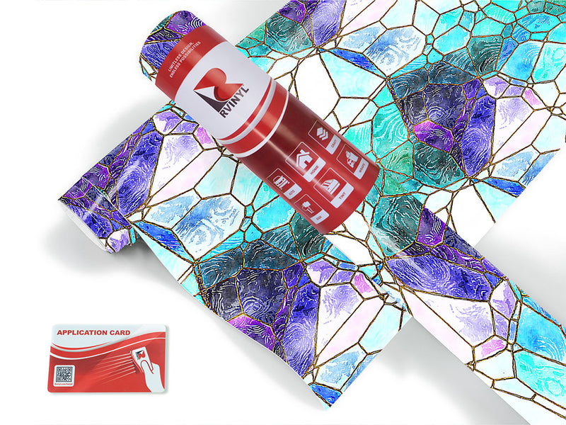glass river mosaic Craft Vinyl Roll
