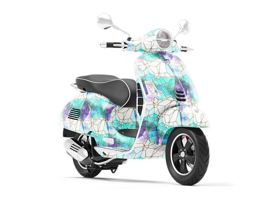Glass River Mosaic Vespa Scooter Wrap Film