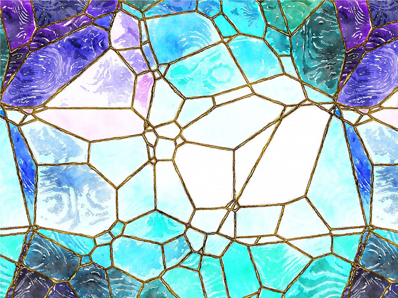 Glass River Mosaic Vinyl Wrap Pattern~Rwraps Series 914 Digitally Printed Vinyl Wrap~0