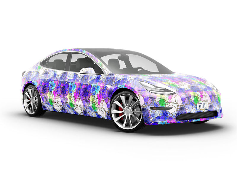 Glass Shoreline Mosaic Vehicle Vinyl Wrap