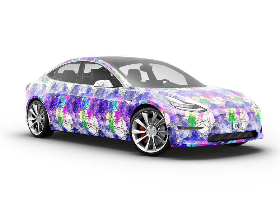 Glass Shoreline Mosaic Vehicle Vinyl Wrap