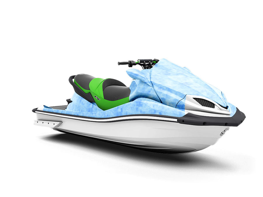 Glitter Freeze Watercolor Jet Ski Vinyl Customized Wrap