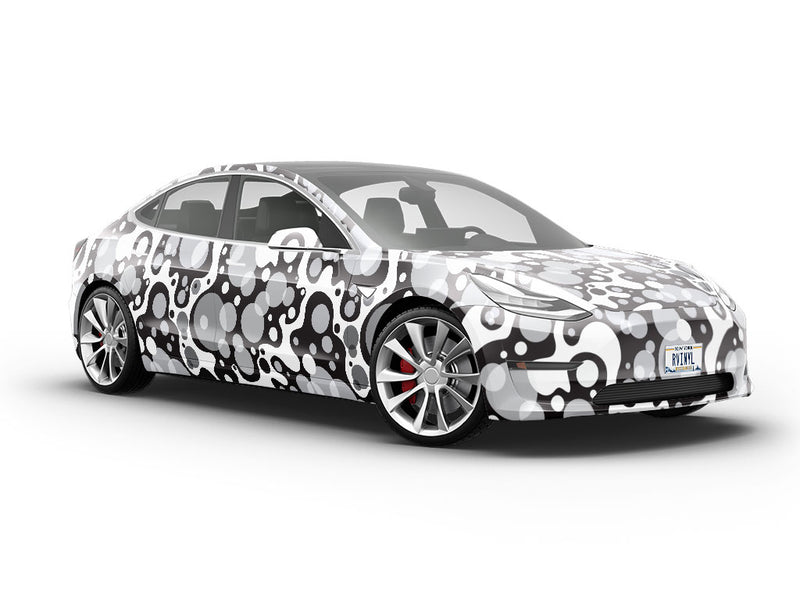 Globular Puddles Abstract Vehicle Vinyl Wrap