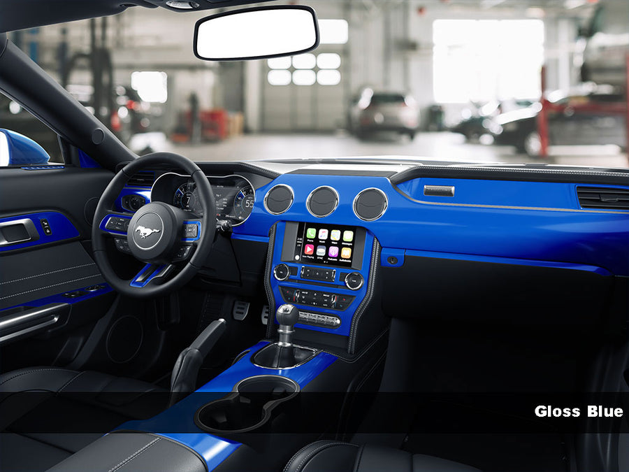 Gloss Blue Dash Trim Kit